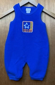 Vintage 90er SUPER WEICHER Fleecepullover 0-3 Monate blau Carter’s Baby Sport - Bild 1 von 9