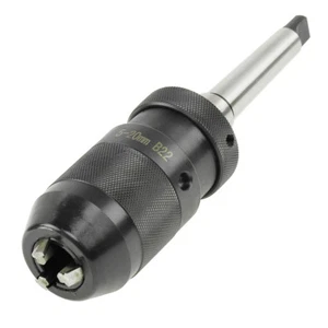 Bohrfutter Schnellspann Futter B22 Präzisions Bohrkopf 5 - 20 mm Kegeldorn MK2 - Bild 1 von 4