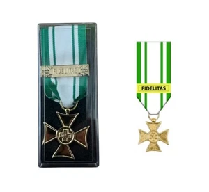 Croce di Anzianità Servizio Oro XXV anni FIDELITAS Croce Rossa Italiana CRI Prod - Imagen 1 de 2