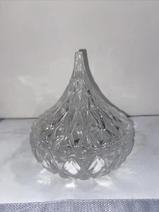 Godinger Shannon Hershey's Kiss Candy Dish Trinket Covered Cut Crystal -C - Picture 1 of 6