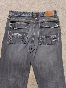 De Colección Tommy Hilfiger Jeans Niños Denim 18 Azul Juvenil Suelto Recto Y2K 28x25 Retro - Imagen 1 de 21