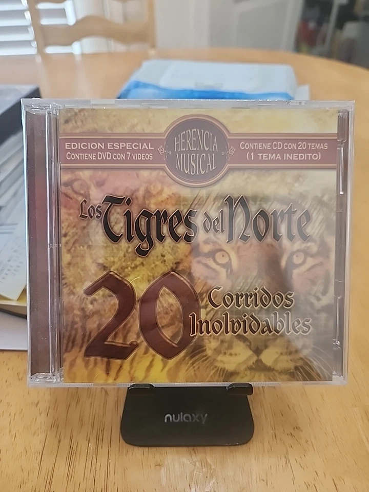 New LOS TIGRES DEL NORTE "20 CORRIDOS INOLVIDABLES" CD SPECIAL EDITION W/DVD Foto 1 de 4