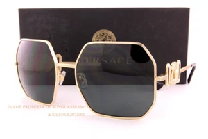 Brandneu Versace Sonnenbrille VE 2248 1002/87 gold/dunkelgrau für Damen - Bild 1 von 5