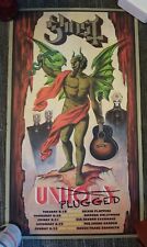 Ghost BC band Concert Unplugged Tour poster Meliora Unholy Promo *Original*