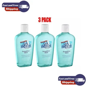 Sea Breeze Fresh and Clean Sensitive Skin, 10 Ounce (Pack of 3) FREE SHIPPING - Picture 1 of 24