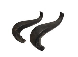 Diseño decorativo ornamental lengua de cordero de hierro fundido (multipropósito) - 1 par - Imagen 1 de 2