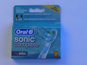 2er Pack Oral B sonic complete Vitality Aufsteckbürsten Ersatzbürsten, Original - Bild 1 von 2