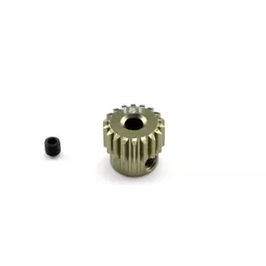 HobbyStar 48DP Pignone Ingranaggio 18T Hard Anodizzato Funzionamento Silenzioso, 1/8" 3.2mm 18 48P - Foto 1 di 1