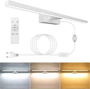 Lampada Specchio Bagno LED 18W 80Cm, 1800 Lm, Dimmerazione Libera 3000K - 6000K, - Foto 1 di 14