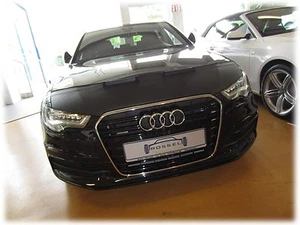 CAR HOOD BONNET BRA fit Audi A6 C7 2011-2018 NOSE FRONT END MASK BRA DE CAPOT - Imagen 1 de 4