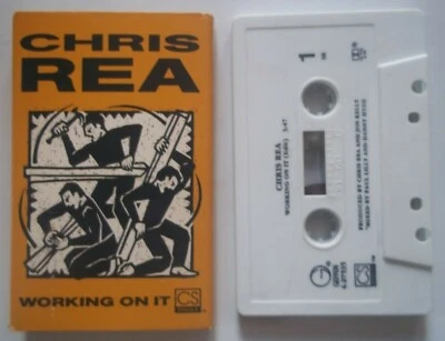 CHRIS REA - WORKING ON IT / LOVING YOU AGAIN (Live) - Cassette Single - 1988 - Image 1 of 2