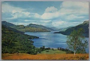 Loch Lomond Dunbartonshire Scotland Vintage Postcard Postmark 1974 - Picture 1 of 2