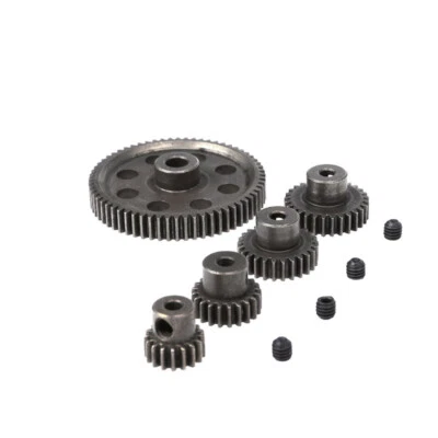 1/10 Durable Metal Spur Differential Gear 64T Motor Pinion Cogs For HSP RC Car - image 1 of 4
