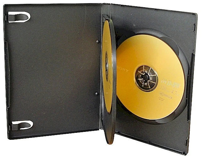Estuche de almacenamiento de CD/DVD - Capacidad de 3 discos. Juego de 5 (CDDVD-3x5) Foto 1 de 1