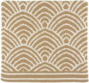 Deco Design Knit Throw Blanket Camel Brown Cottage Acrylic For Chair Sofa USA - Picture 1 of 6