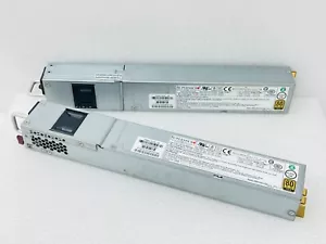 X2 SuperMicro 750W Redundant 1U 80+ Gold Server Power Supply PWS-703P-1R / USED - Picture 1 of 8