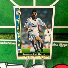 HIERRO 25 - REAL MADRID- MUNDICROMO FICHAS DE LA LIGA 1999 2000 CARD