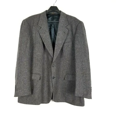 Abrigo Blazer Chaqueta Gris Vintage Lacrosse Pattersons Bemidji Hombre Deportivo Foto 1 de 4