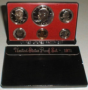 1973 S United States Mint Annual 6 Coin Proof Set Original Box - Picture 1 of 1