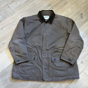 Giacca uomo Orvis tela lavoro diamante trapuntata isolata cappotto fienile XXL - Foto 1 di 4