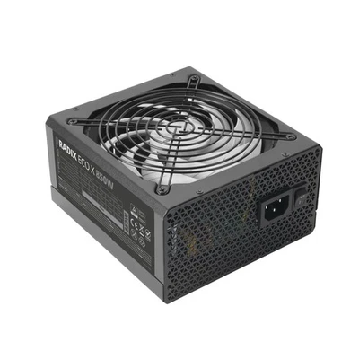 Tacens RADIX ECO X 850, PC ATX Power Supply, 850W, 6-Year Warranty, 87% Efficien - Photo 1/4