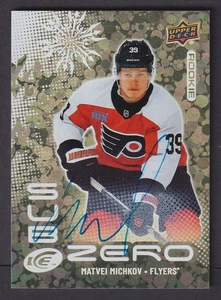 MATVEI MICHKOV - 2024 Upper Deck Ice Subzero Rookie Auto #SZ-MI, SSP - Imagen 1 de 2