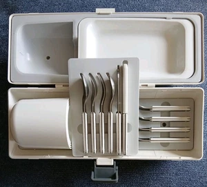 Cesta de picnic cápsula retro Twinbird Japón - sin usar y completa - Imagen 1 de 7