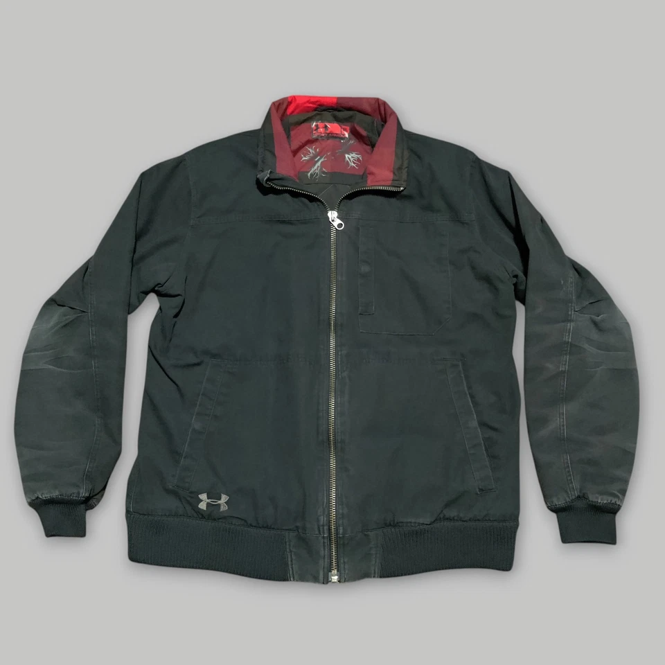 Chaqueta Under Armour Burley Para Hombres XL Caza Lona Tareas PESADA Abrigo Desteñido Negro  Foto 1 de 4
