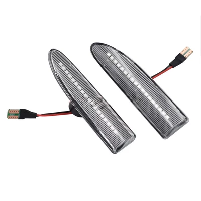 2x Para JAGUAR X-TYPE 2002-2008 LED Luz Marcadora Lateral Secuencial Señal de Giro Foto 1 de 4