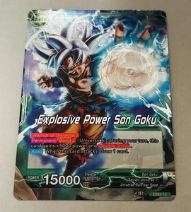 Dragon Ball Super Juego de Cartas Son Goku Explosive Power Foil EX03-13 - Imagen 1 de 2