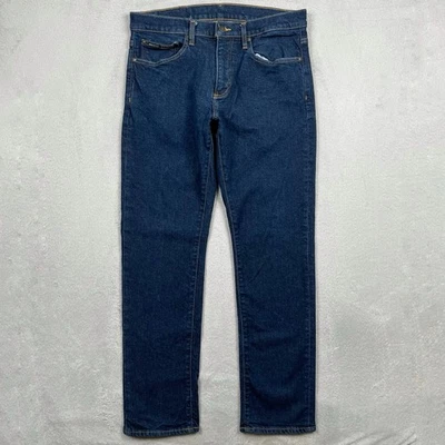 Pantalones de mezclilla Brooks Brothers para hombre 34x31 calce recto azul lavado oscuro elásticos preppy Foto 1 de 4