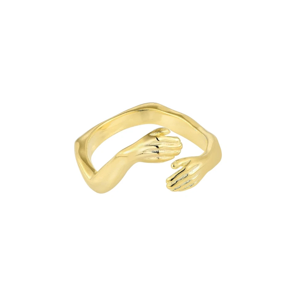 UMARMUNGSRING • 925 STERLING SILBER • GESCHENKIDEE - Bild 1 von 4