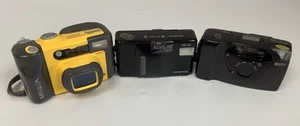 Point & Shoot 35mm Film Camera Bundle: Minolta, Olympus, Ricoh - Spares/Repairs - Picture 1 of 19