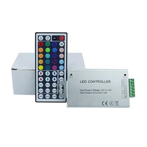 24V IR Control Controller 4 Pin for SMD 5050 LED Strip 44 Key 12V RGB - Picture 1 of 19