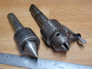 SKODA 4MT LIVE CENTER + LFA 3/4" DRILL CHUCK - Picture 1 of 3