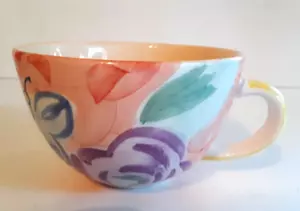 Bella Ceramica Mug Cup Floral Butterfly Cappuccino Latte Coffee Tea Cocoa - Picture 1 of 6