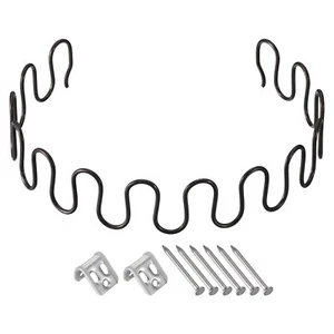 23.6" Sofa Feder Ersatz mit Clips Nägel Runde Form Feder Liege Teile Schwarz - Bild 1 von 4