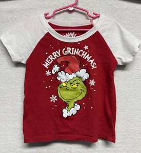 Girls Dr. Seuss The Grinch Merry Grinchmas Holiday Graphic Tee S 7-8 - Picture 1 of 7