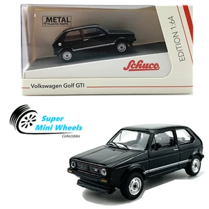 Schuco 1:64 - VW Volkswagen Golf GTI (negro) - modelo diecast - Imagen 1 de 2