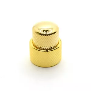 Gold Stacked Dual Control Knob Concentric Set with set screw - Picture 1 of 5