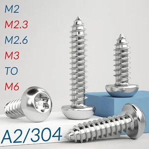 TORX BUTTON HEAD SELF TAPPING SECURITY WOOD SCREWS M2 M2.3 - M6 STAINLESS STEEL - Picture 1 of 90