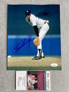 NEW YORK YANKEES- GOOSE GOSSAGE AUTOGRAPH 8x10 ACTION PHOTO JSA AN23291 - Picture 1 of 1