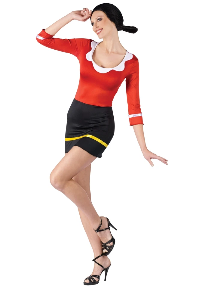 Adult Sexy Olive Oyl Costume - Image 1 of 1
