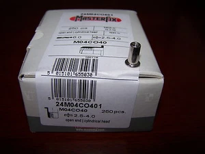 Edelstahl VA M4 Blindnietmuttern Nietmutter Flachkopf 2,5-4,0mm 250 Stück #PL002 - Bild 1 von 1