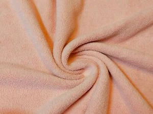 Jersey Fino Forro Polar Sherpa Piel Tejido Rosa - Imagen 1 de 2