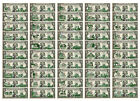 Lot de 50 billets de 1 $ ÉTAT * véritable offre légale * devise américaine d'un dollar * vert *