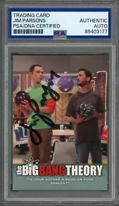 Jim Parsons SIGNED 2012 The Big Bang Theory Trading Card #33 Sheldon Auto PSA - Picture 1 of 2