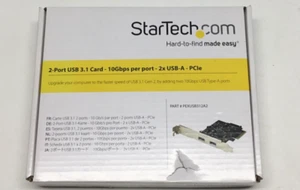 StarTech PEXUSB312A USB Card | 2-Port PCIe 3.1/3.2 10Gbps | Open Box | Read! - Afbeelding 1 van 4