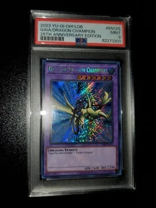Yugioh 2023 Gaia The Dragon Champion LOB-EN125 PSA 9 - Picture 1 of 11