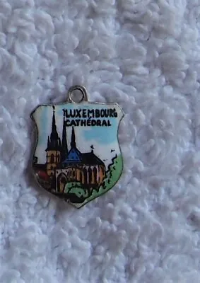 Bettelarmband Wappen Anhänger Luxemburg Kathedrale  - In Silber ! • 4.90€
